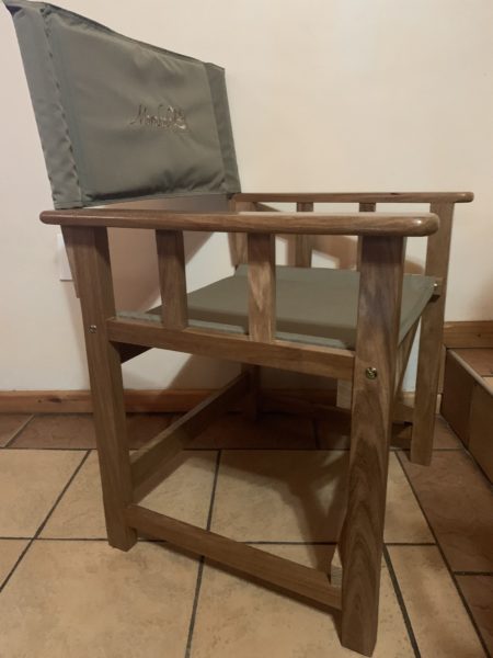 Large Fixed frame Directors padded chair