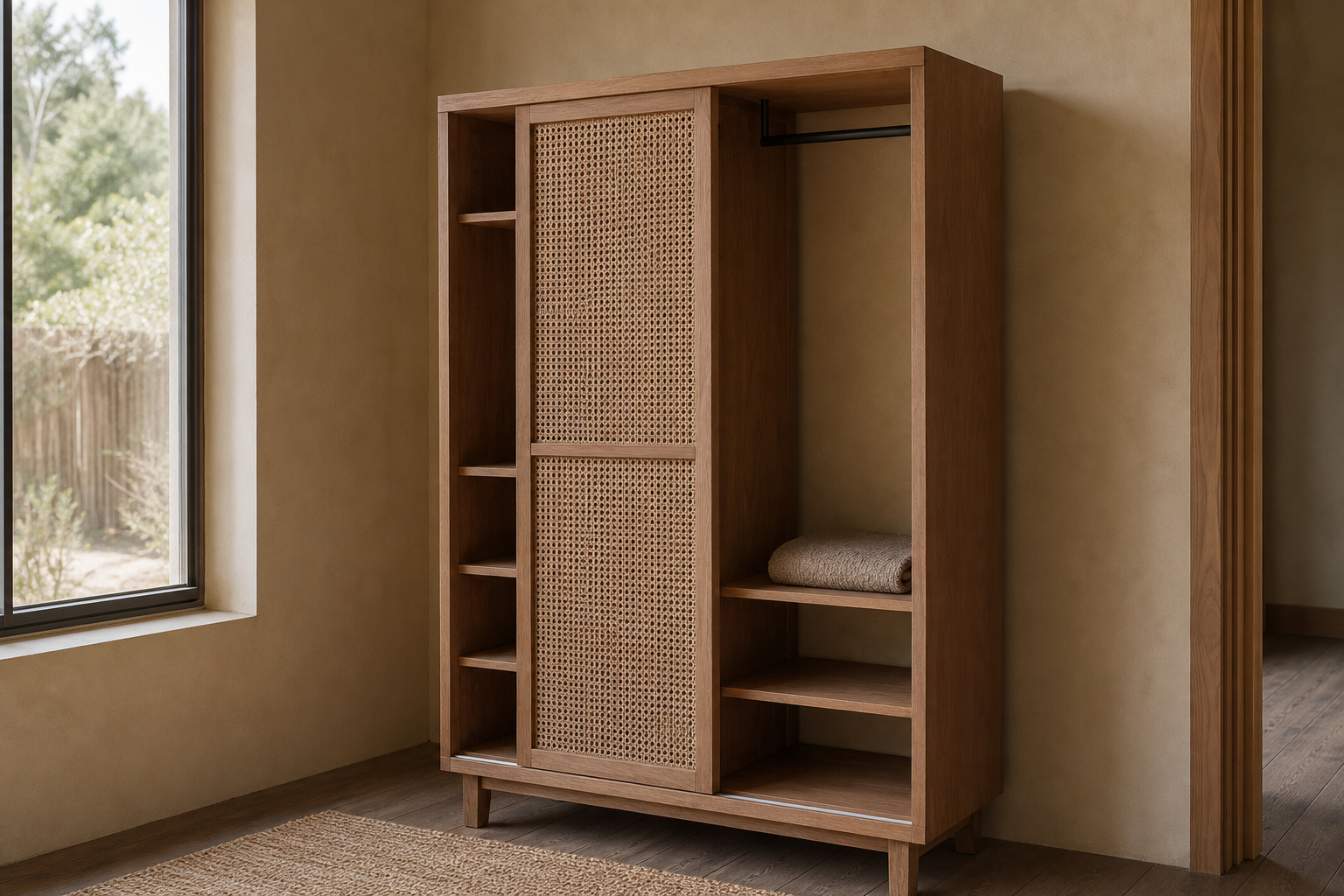 Rattan dresser by Solido Concepts